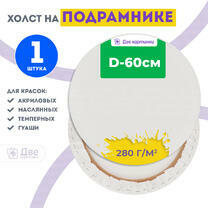 Без бренда «Холст Две картинки круглый 60 см на подрамнике» в Севастополе в интернет-магазине  Без бренда «Холст Две картинки круглый 60 см на подрамнике» в Севастополе
