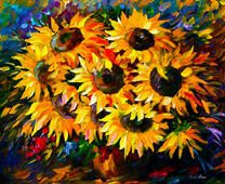 Без бренда «Собранный букет подсолнухов» в Севастополе