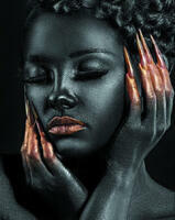 Без бренда «Портрет с золотыми ногтями» в Севастополе