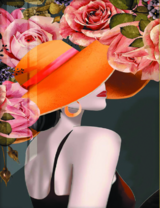 Без бренда «Дама в яркой шляпе и розы» в Севастополе в интернет-магазине  Без бренда «Дама в яркой шляпе и розы» в Севастополе