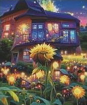 Без бренда «Сказочный домик и поле подсолнухов» в Севастополе в интернет-магазине  Без бренда «Сказочный домик и поле подсолнухов» в Севастополе