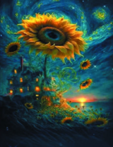 Без бренда «Фэнтези сюжет с подсолнухом» в Севастополе в интернет-магазине  Без бренда «Фэнтези сюжет с подсолнухом» в Севастополе