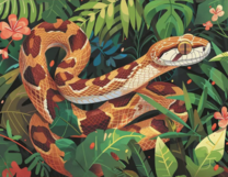 Без бренда «Маисовый полоз в зеленой листве» в Севастополе