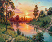 Без бренда «Вид на реку на закате» в Севастополе