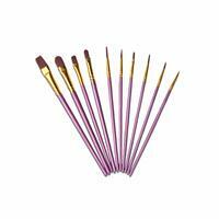 Без бренда «Кисти для рисования набор (10 шт) сиреневые» в Севастополе в интернет-магазине Без бренда «Кисти для рисования набор (10 шт) сиреневые» в Севастополе