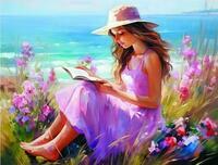 Без бренда «Девочка читает на берегу» в Севастополе